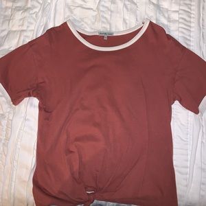 Short sleeve cropped top